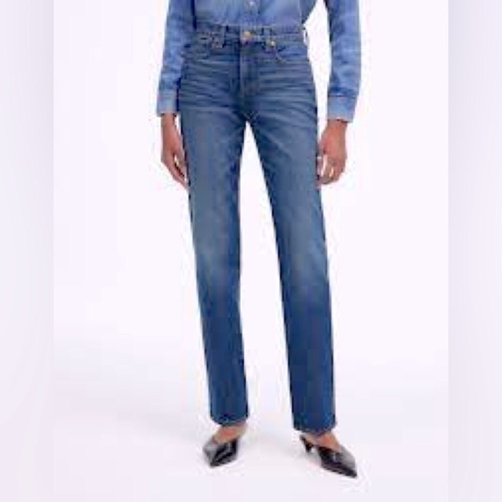 Madewell 90s Straight mid rise jeans